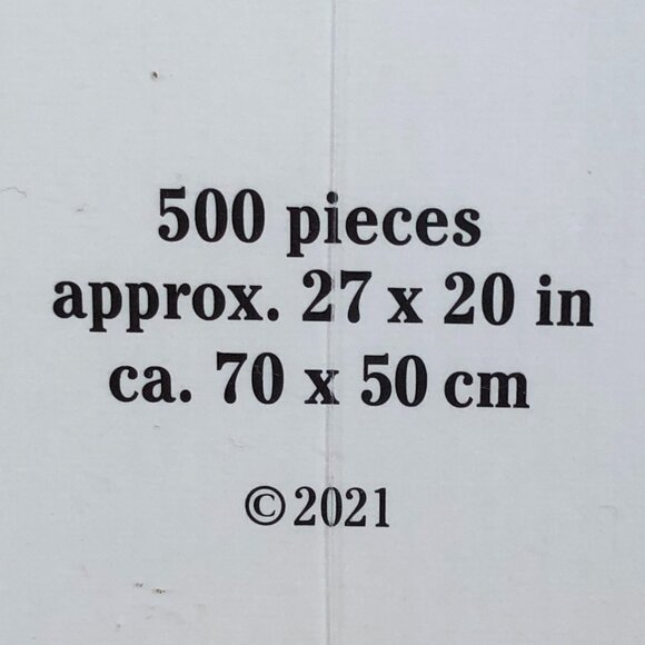 New sealed Ravensburger 500 pcs Large Format Puzzle-Cozy Cabana - Picture 12 of 13